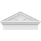 Ekena Millwork Peaked Cap 3 Spoke Architectural PVC Combination Pediment, 24"W x 12-7/8"H x 2-3/4"P (Pitch 6/12) PEDPC024X130PKC03 - alternate 5